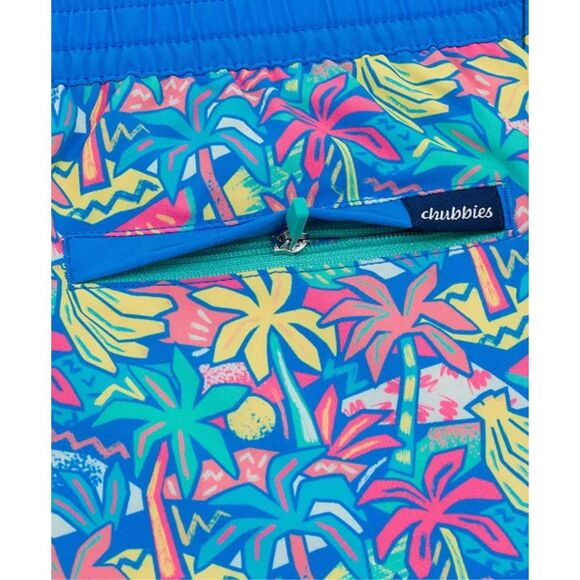 Chubbies NWT Big Boys Youth The Tropical Bunches Classic Swim Trunks Multicolor - Picture 3 of 4